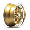15" Lenso BSX Gold Polished Alloy Wheels	2