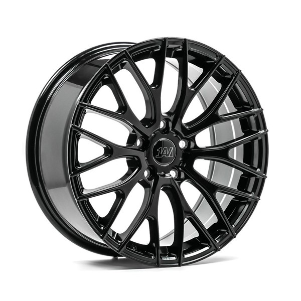 18" 1AV ZX2 Gloss Black Alloy Wheels