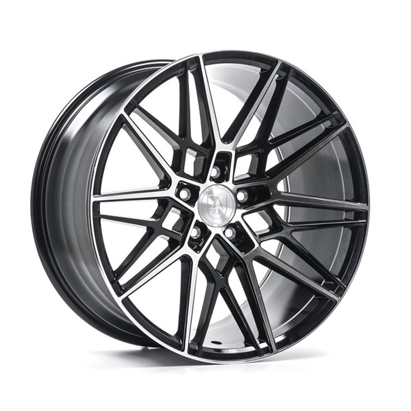 20" Axe CF1 Gloss Black Polished Face Alloy Wheels	