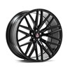 22" Axe EX30 Gloss Black Alloy Wheels 	