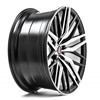 20" Axe EX30 Black Polished Face & Barrel Alloy Wheels	2