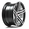19" Axe EX20 Black Polished Alloy Wheels 2