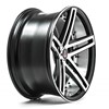 20" Axe EX20 Black Polished Alloy Wheels 2