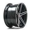 20" Axe EX14 Black Polished Face Alloy Wheels	2