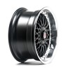 18" Axe EX10 Black Polished Dish Alloy Wheels 2