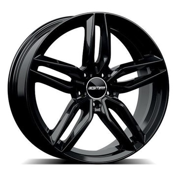 17" GMP Fasten Gloss Black  Alloy Wheels