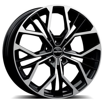 17" GMP Matisse Black Diamond Alloy Wheels
