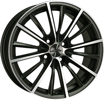15" Inter Action Velocity Dull Anthracite Polished