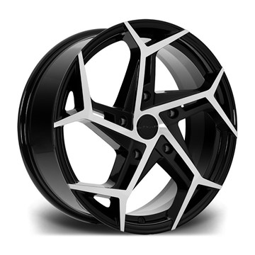 20" Riviera RTV Gloss Black polished Alloy Wheels